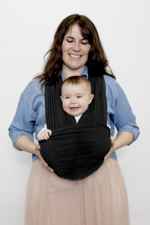 ผ้าอุ้มเด็ก BBLUV - CHIMPAROO - SNUG สีดำ_4